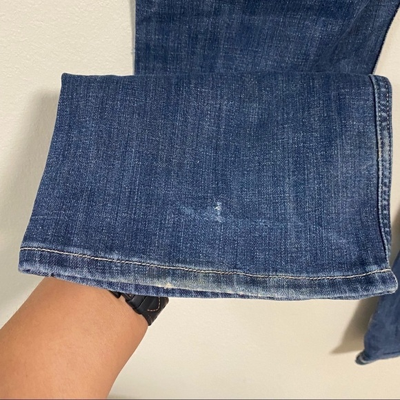 Wrangler Jeans Girls Size 15 Blue Denim Stretch Boot Cut Jeans - Picture 7 of 9